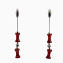 Orecchini corniola in argento