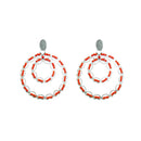 orecchini corallo rosso