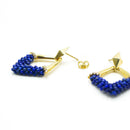 Orecchini in lapislazzuli e zirconi