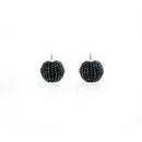 Orecchini tondi con onice