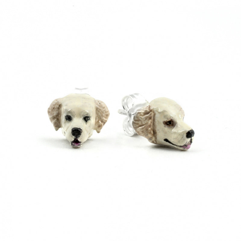 orecchini argento cane
