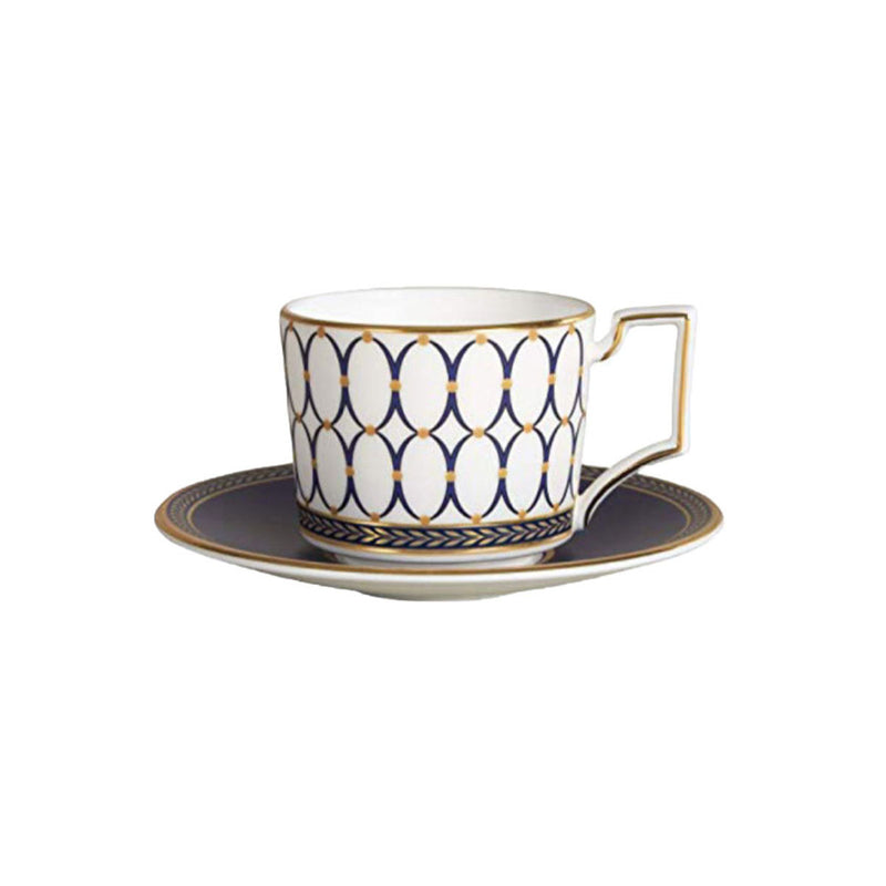 3 tea cup and saucer set Renessance gold by Wedgwood